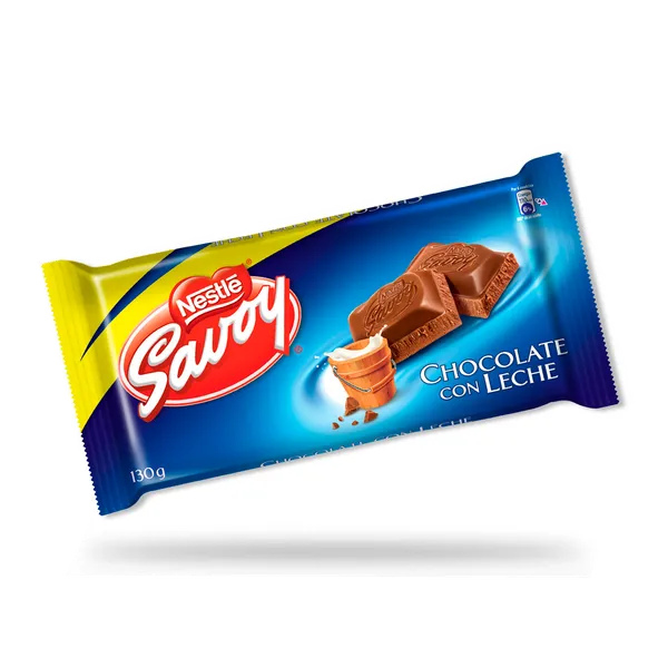 Chocolate con Leche Savoy 130gr